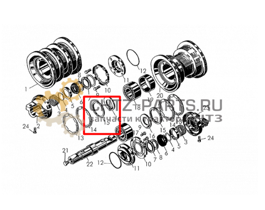 Кольцо 21442